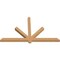 Ekena Millwork Kennewick Timber Gable Bracket, Western Red Cedar, 72"W x 42"H x 3 1/2"D x 3 1/2"F, 14/12 Pitch GBW072X42X0404KEN00SWR - alternate 4